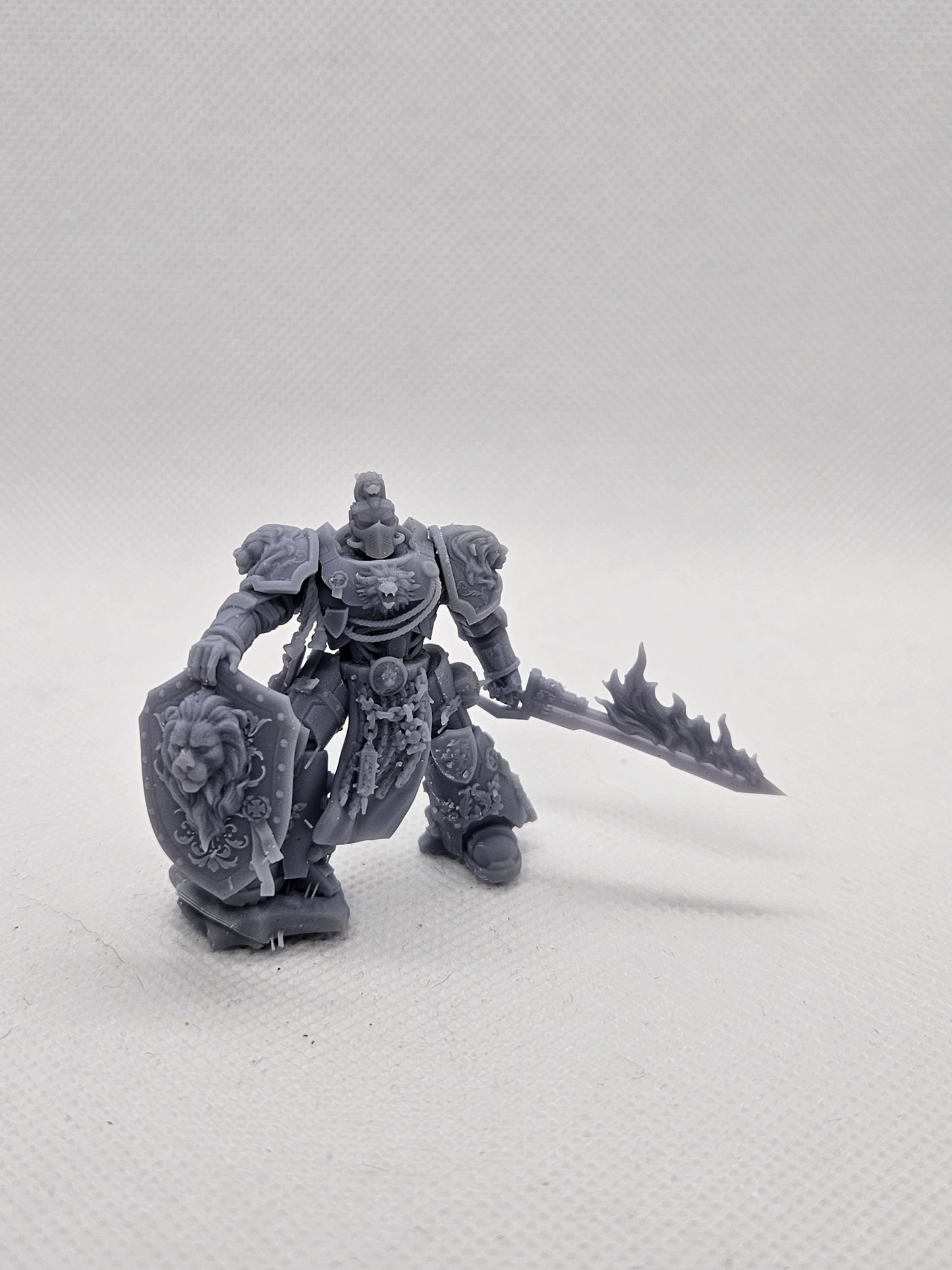 Marine with Flaming Sword