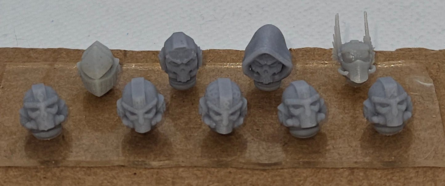 Heads for Marines/Space/Hell Soldiers