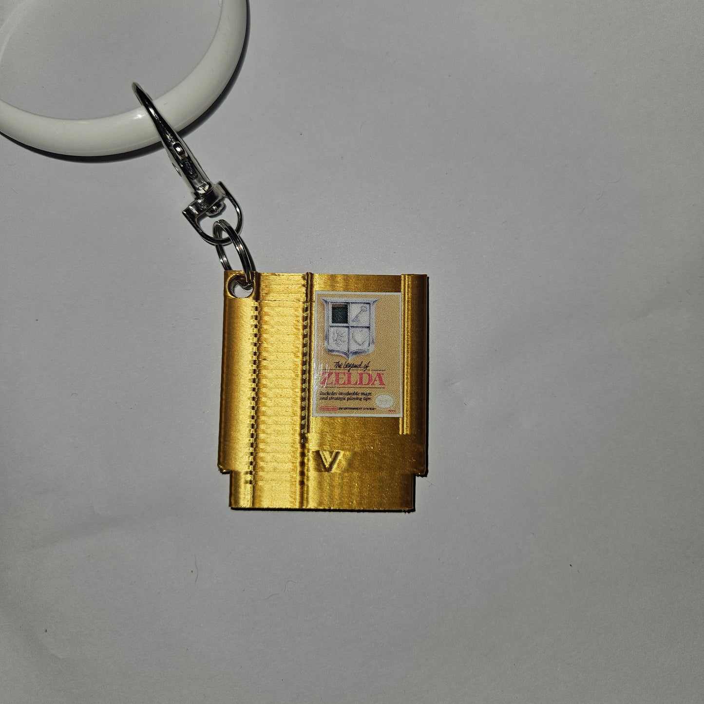 Golden Zelda Cartridge Keychain