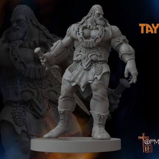 Male swordsman with base