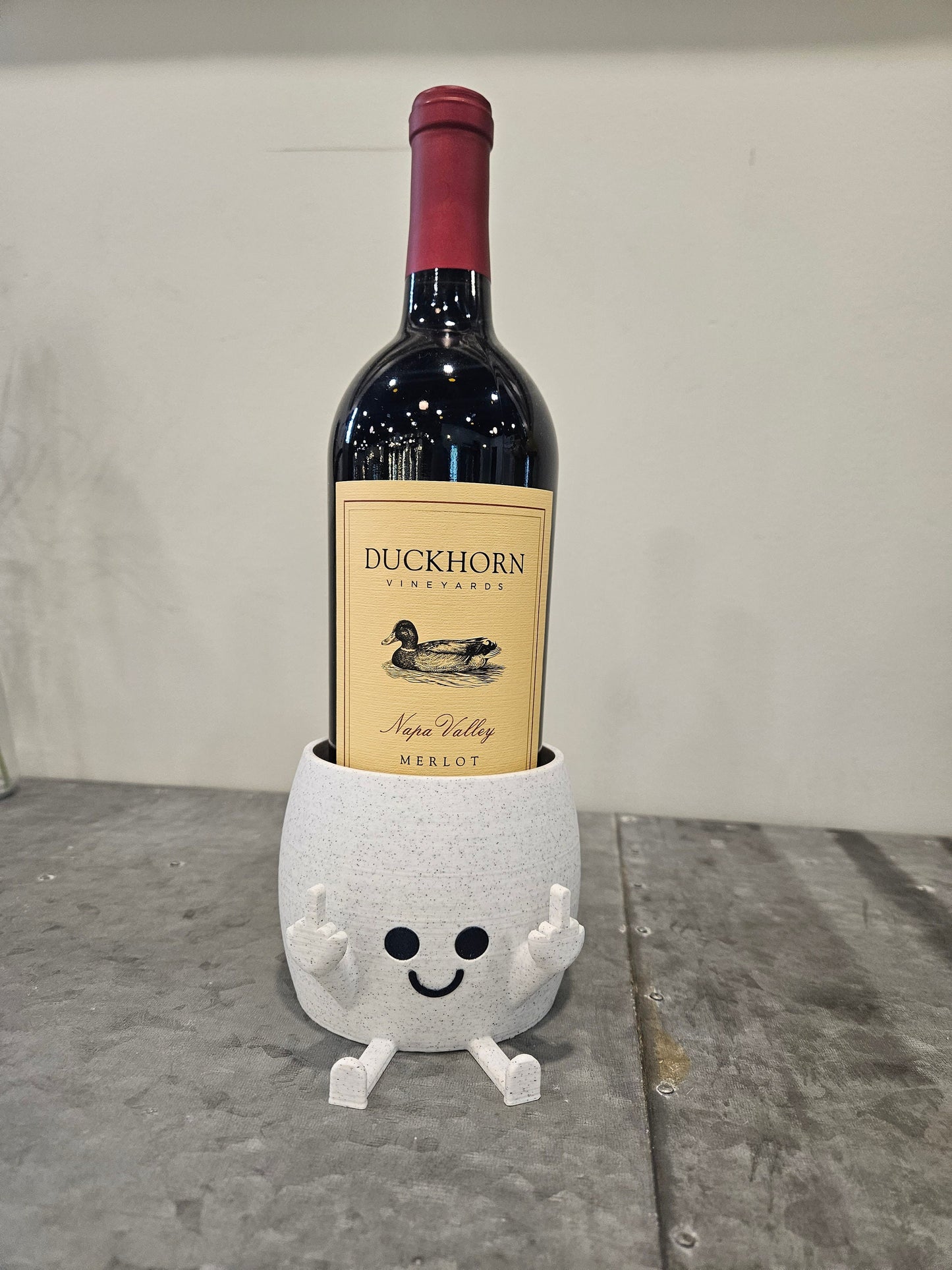 Happy Double Middle Finger Pot, upscaled