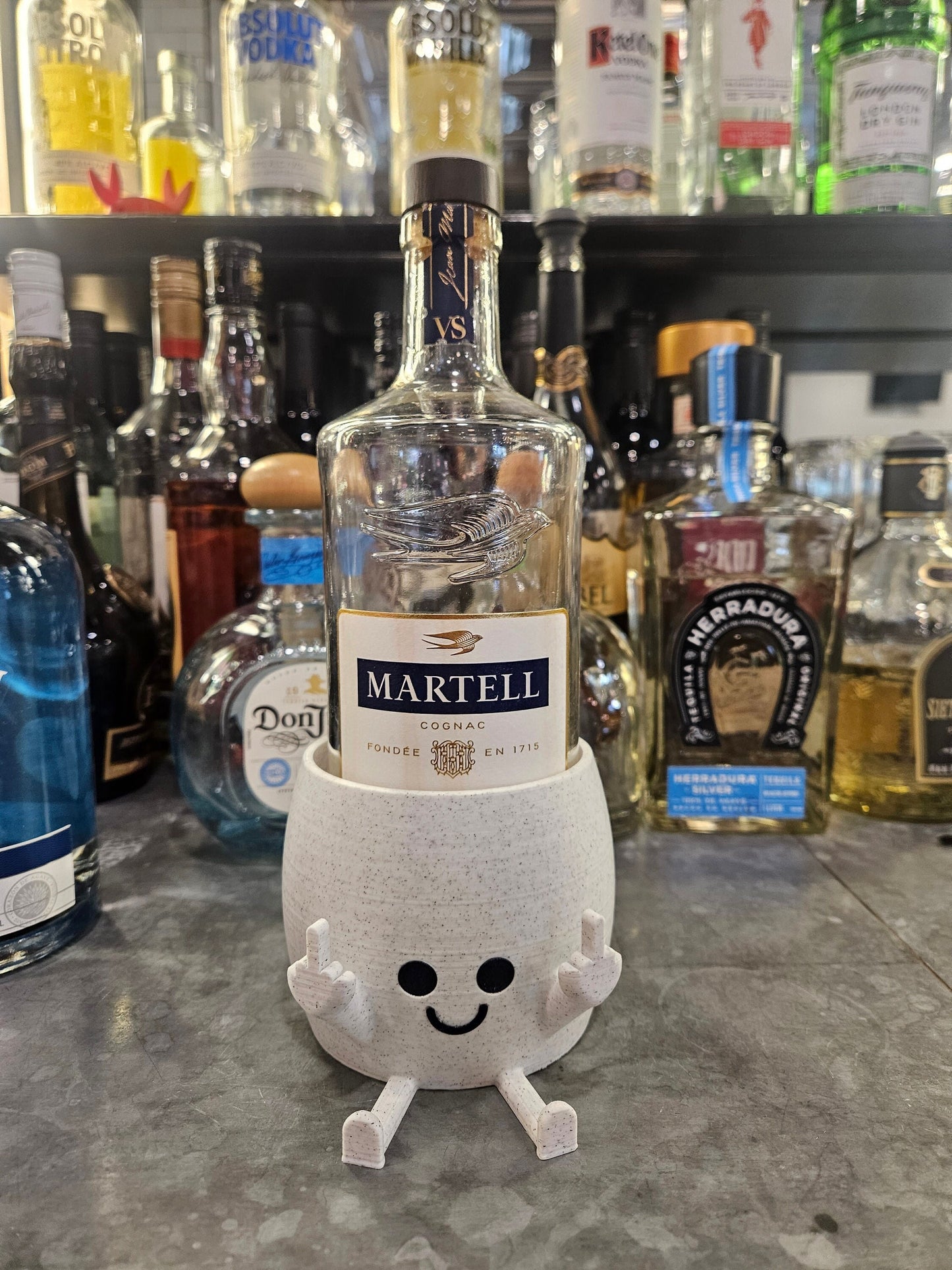 Happy Double Middle Finger Pot, upscaled