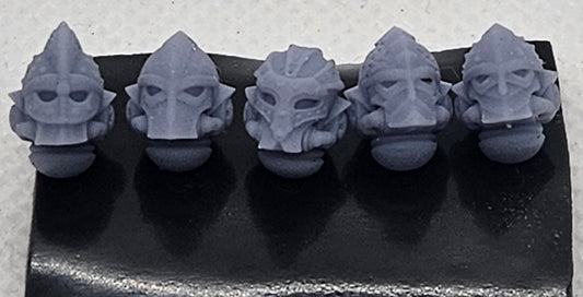 Lizard/Fireboy Heads for kinghts/Space/Hell Soldiers