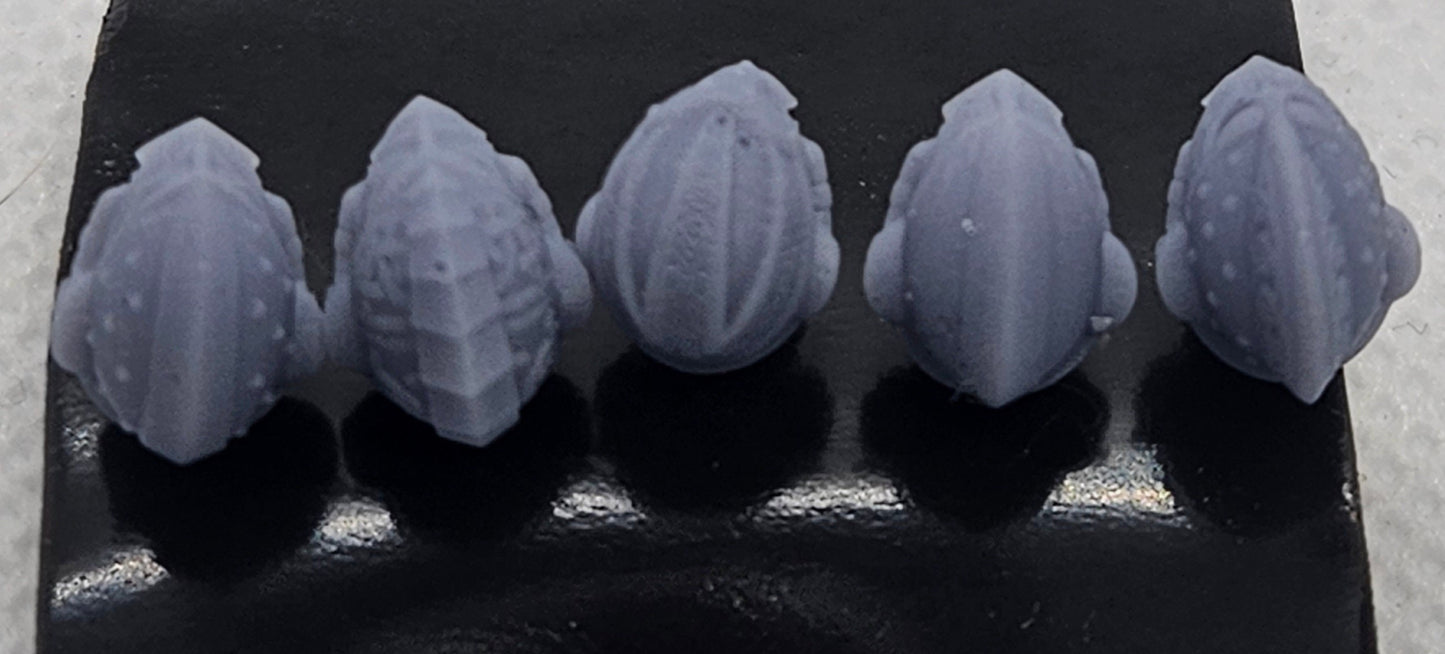 Lizard/Fireboy Heads for kinghts/Space/Hell Soldiers