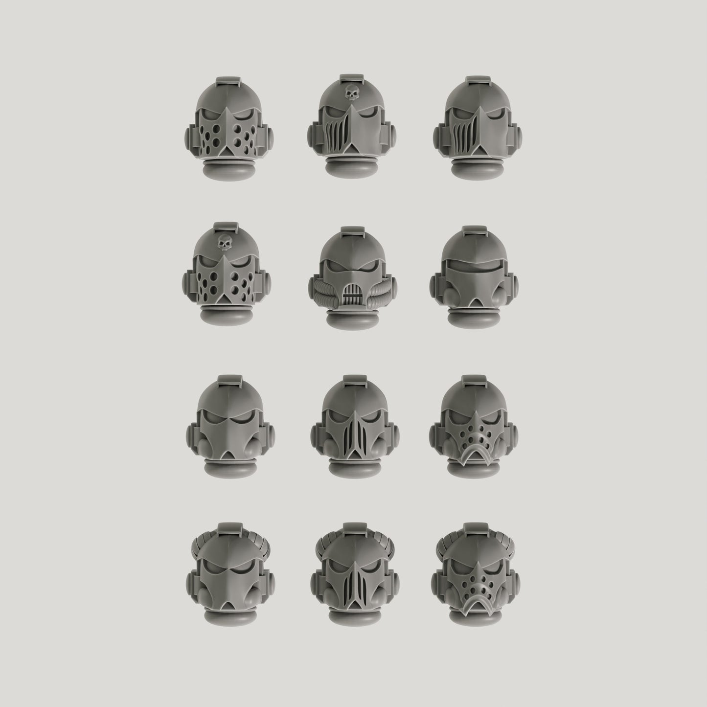 Heads for knights/Hell Soldiers Batch 2